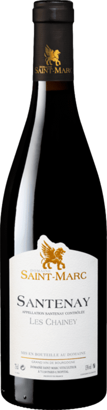 Kostenloser Versand | Rotwein Saint-Marc Les Chainey A.O.C. Santenay Burgund Frankreich Pinot Noir — Spätburgunder 75 cl