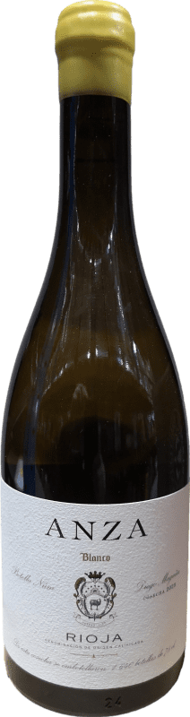 Envío gratis | Vino Blanco Dominio de Anza D.O.Ca. Rioja La Rioja España Viura, Malvasía 75 cl