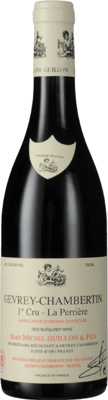 Бесплатная доставка | Красное вино Jean-Michel Guillon & Fils La Perrière 1er Premier Cru A.O.C. Gevrey-Chambertin Бургундия Франция Pinot Noir — Пино Нуар Organic — Органический 75 cl