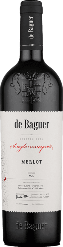 送料無料 | 赤ワイン Klet Brda De Baguer Single Vineyard — 単一畑 I.G. Primorska Goriška Brda スロベニア Merlot — メルロー 75 cl