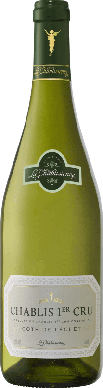 Free Shipping | White Wine La Chablisienne Côte de Léchet 1er Premier Cru A.O.C. Chablis Burgundy France Chardonnay 75 cl