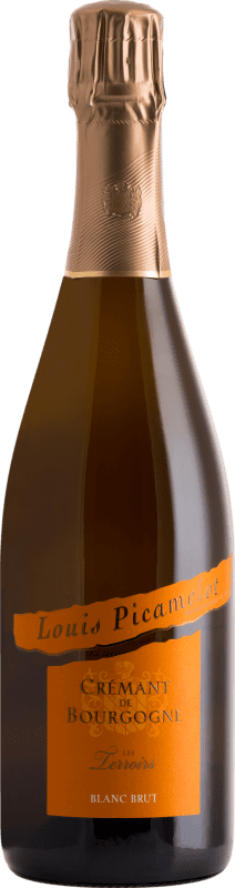 32,95 € Envio grátis | Espumante Branco Louis Picamelot Les Terroirs Brut — Bruto A.O.C. Crémant de Bourgogne