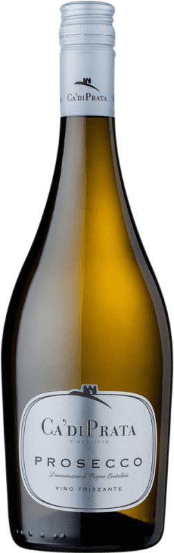 16,95 € Kostenloser Versand | Weißer Sekt Ca' Di Prata Frizzante — Perlwein D.O.C. Prosecco