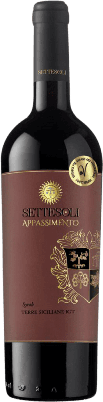 Envoi gratuit | Vin Rouge Settesoli Appassimento Italie Syrah 75 cl