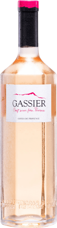 63,95 € Envoi gratuit | Vin Rosé Domaine Gassier Rosé Bouteille Magnum 1,5 L