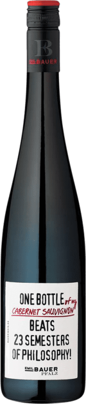 22,95 € Free Shipping | Red Wine Emil Bauer One Bottle of my Beats 23 Semesters of Philosophy
