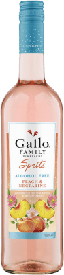Aperitivo Bitter Gallo Spritz 75 cl Peach — Melocotón, Nectarine — Nectarina Sin Alcohol