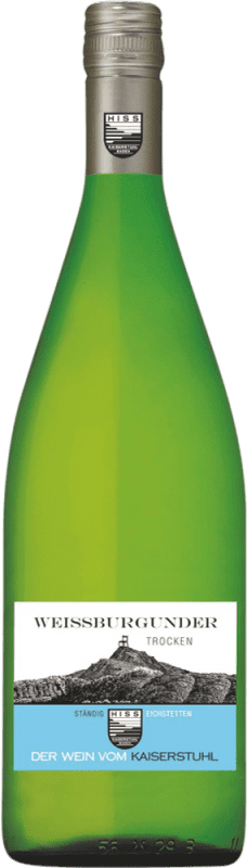 Envío gratis | Vino Blanco Hiss Eichstetter Herrenbuck Alemania Pinot Blanco 1 L