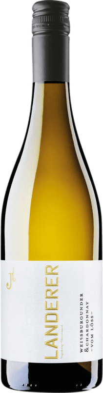 Бесплатная доставка | Белое вино Landerer Weissburgunder Chardonnay Германия Chardonnay — Шардоне, Pinot Blanc — Пино Блан 75 cl