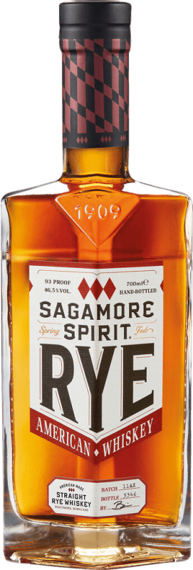 Kostenloser Versand | Bourbon Whisky Sagamore Small Batch, Rye, Straight Vereinigte Staaten 70 cl