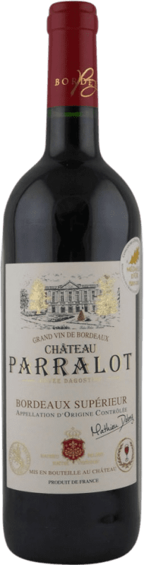 15,95 € Spedizione Gratuita | Vino Rosso Vignobles Delong. Château Parralot Superiore A.O.C. Bordeaux