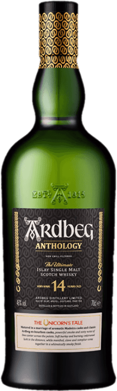 177,95 € Free Shipping | Single Malt Whisky Ardbeg Anthology The Unicorn's Tail 14 Years