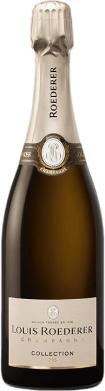 Бесплатная доставка | Белое игристое вино Louis Roederer 246 Collection — Коллекция A.O.C. Champagne шампанское Франция Pinot Noir — Пино Нуар, Chardonnay — Шардоне, Pinot Meunier — Пино Менье 75 cl