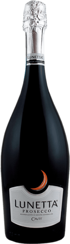 9,95 € Бесплатная доставка | Белое игристое вино Cavit Lunetta Brut — брют D.O.C. Prosecco