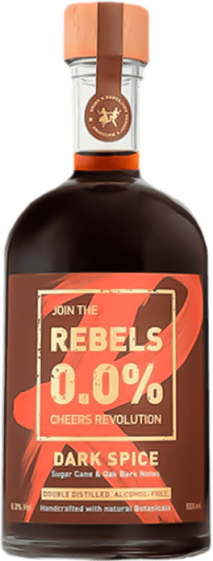 送料無料 | ラム Rebels Dark — ダーク A.O.C. Valais Valais スイス ミディアムボトル 50 cl 0.0 ゼロゼロ Spiced — スパイス入り アルコールなし