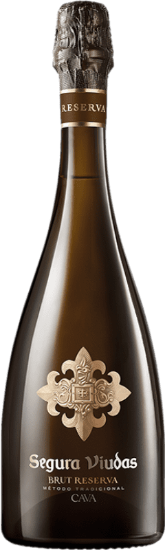 15,95 € | Weißer Sekt Segura Viudas Brut — Herb Vintage, Premium Reserve — Gereift D.O. Cava Katalonien Spanien Pinot Noir — Spätburgunder, Macabeo, Xarel·lo, Chardonnay, Parellada 75 cl