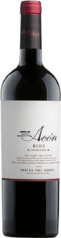 Envoi gratuit | Vin Rouge Abadía de Acón Chêne D.O. Ribera del Duero Castille et Leon Espagne Tempranillo 75 cl