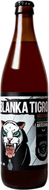 Бесплатная доставка | Пиво Speranto Blanka Tigro Toledo Испания Средняя бутылка 50 cl