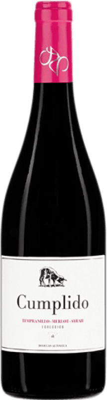 Spedizione Gratuita | Vino Rosso Altovela Cumplido I.G.P. Vino de la Tierra de Castilla Castilla-La Mancha Spagna Tempranillo, Merlot, Syrah Eco — Biologico 75 cl