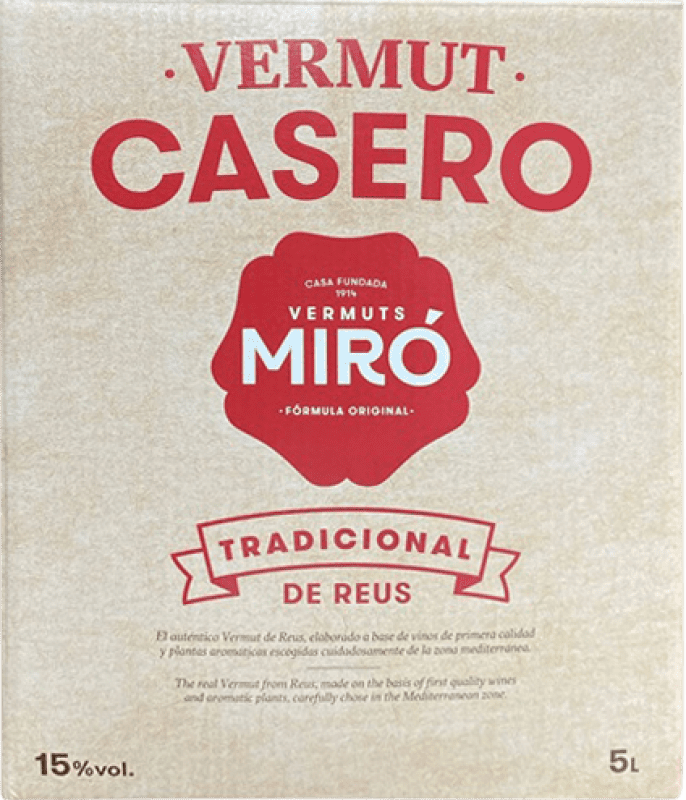 39,95 € | Wermut Miró Casero Tinto — Rot Spanien Bag in Box 5 L