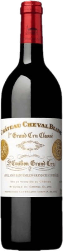Envoi gratuit | Vin Rouge Château Cheval Blanc A.O.C. Saint-Émilion Bordeaux France Merlot, Cabernet Franc Bouteille Magnum 1,5 L