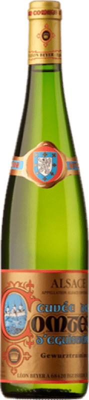 Kostenloser Versand | Weißwein Léon Beyer Comtes D'Eguish 1983 A.O.C. Alsace Elsass Frankreich Gewürztraminer Halbflasche 37 cl