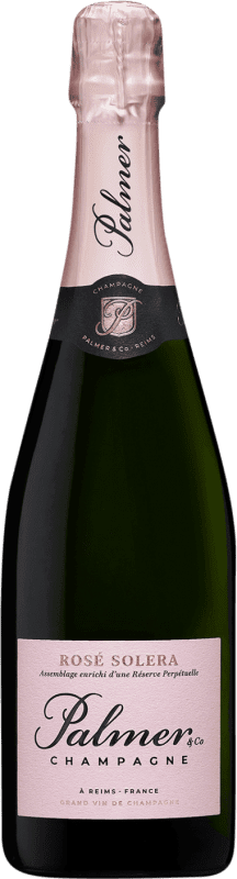 81,95 € | Rosé Sparkling Wine Palmer & Co Brut Solera, Rosé A.O.C. Champagne Champagne France Chardonnay, Pinot Meunier 75 cl