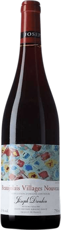 Envio grátis | Vinho Tinto Joseph Drouhin Nouveau Villages A.O.C. Beaujolais Borgonha França Gamay 75 cl
