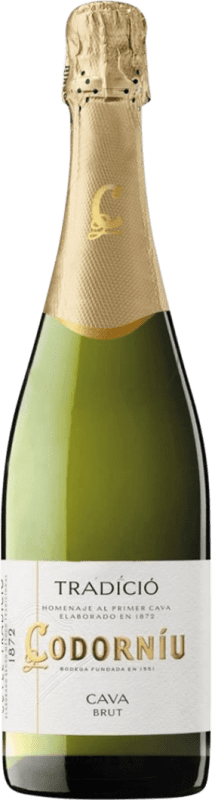 Envío gratis | Espumoso Blanco Codorníu Tradició Brut Joven D.O. Cava Cataluña España Macabeo, Xarel·lo, Parellada 75 cl