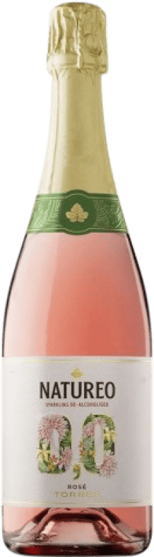 8,95 € | Espumante Rosé Torres Natureo Sparkling — Espumante Espanha 75 cl 0.0 Zero Zero Sem Álcool