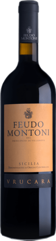 147,95 € Envio grátis | Vinho Tinto Feudo Montoni Vrucara D.O.C. Sicilia Eco — Biológico Garrafa Magnum 1,5 L