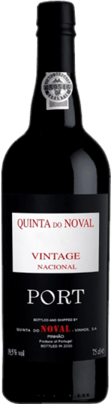 Envio grátis | Vinho Generoso Fortificado Quinta do Noval Port Nacional Vintage I.G. Porto Porto Portugal Touriga Nacional, Tinta Cão 75 cl