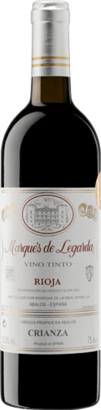 Envio grátis | Vinho Tinto Real Divisa Marqués de Legarda Crianza D.O.Ca. Rioja La Rioja Espanha Meia Garrafa 37 cl
