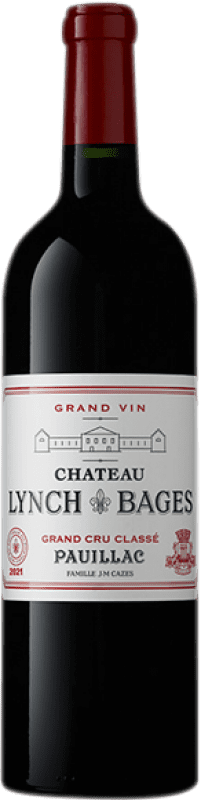 405,95 € | Vinho Tinto Château Lynch-Bages A.O.C. Pauillac Bordeaux França Garrafa Magnum 1,5 L
