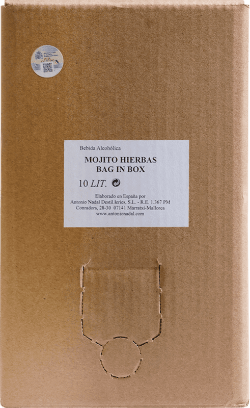 免费送货 | 利口酒 Antonio Nadal Túnel 15º 西班牙 Bag in Box — 盒中袋 10 L Hierbas — 香草, Mojito — 莫希托