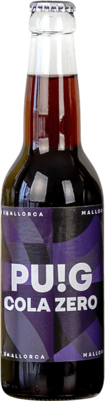 Envío gratis | Caja de 24 unidades Refrescos Puig Zero Sin Azúcar España Botellín 20 cl Cola