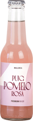 Free Shipping | 24 units box Soft Drinks Puig Spain Small Bottle 20 cl Pomelo Rosa — Pink Grapefruit
