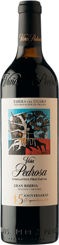 69,95 € | Red Wine Hermanos Pérez Pascuas Viña Pedrosa 45th Edición Especial Aniversario — Special Anniversary Edition Grand Reserve — Long Barrel-Aged D.O. Ribera del Duero Castilla y León Spain Tempranillo, Cabernet Sauvignon 75 cl