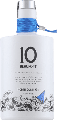 Бесплатная доставка | Джин 10 Beaufort North Coast Германия Средняя бутылка 50 cl