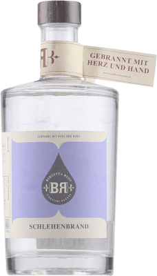 Kostenloser Versand | Tresterbrand Orujo Birgitta Rust Deutschland Medium-Flasche 50 cl Endrinas — Schlehen