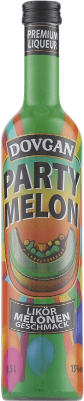 Kostenloser Versand | Liköre Dovgan Party Polen Medium-Flasche 50 cl Melón — Melone