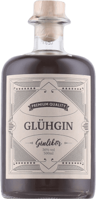 9,95 € | Licores Glühgin Austria Botella Medium 50 cl Gin, Waldbeeren — Bayas del Bosque