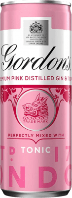 42,95 € | 盒装12个 调和剂 Mixer Gordon's Pink — 粉红, Premium — 高端 英国 罐 25 cl GinTonic — 杜松子酒配奎宁水