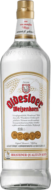 25,95 € | Boîte de 24 unités Liqueurs Oldesloer Allemagne Mini-Bouteille 4 cl Weizenkorn — Blé