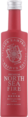 Kostenloser Versand | 24 Einheiten Box Wodka Skiclub Kampen North Sea Fire Premium Deutschland Miniaturflasche 5 cl Blood Orange — Blutorange, Vodka — Wodka