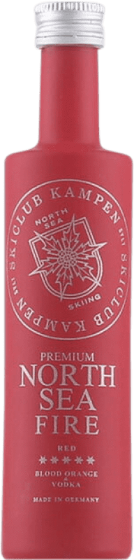 111,95 € Envoi gratuit | Boîte de 24 unités Vodka Skiclub Kampen North Sea Fire Premium Mini-Bouteille 5 cl Blood Orange — Orange Sanguine, Vodka