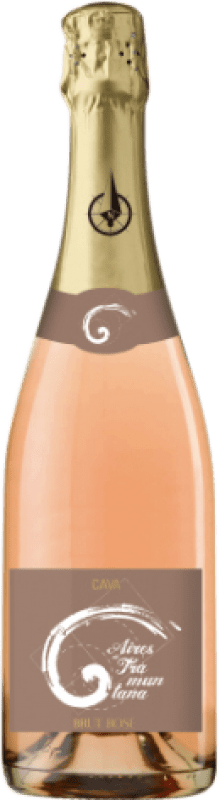 9,95 € Spedizione Gratuita | Spumante Rosato Aires de Tramuntana Brut D.O. Cava