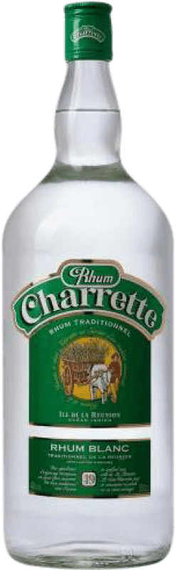 33,95 € Envio grátis | Rum Charrette 49º Blanco — Branco, Agricole — Agrícola Garrafa Especial 1,5 L