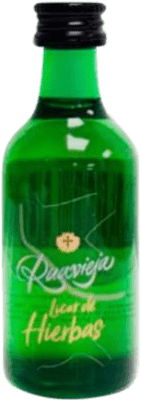 3,95 € Kostenloser Versand | Kräuterlikör Ruavieja Miniaturflasche 5 cl Orujo