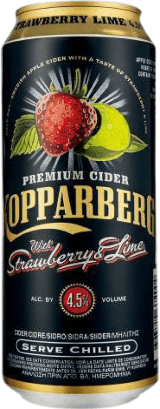 2,95 € | Cider Kopparberg Sweden Medium Can 50 cl Strawberry, Lime